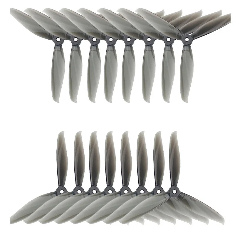 16pcs 7040 7" 3-blade propellers: 8CW, 8CCW