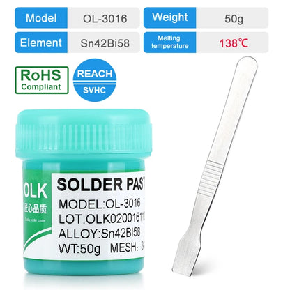 2024 New Lead-Free Low Temp Solder Paste: No-Clean, 138°C