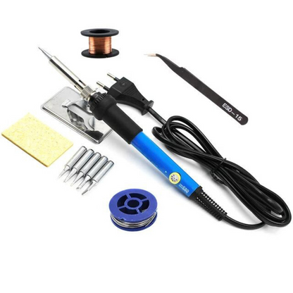 Electric Soldering Iron: 60W, adjustable temperature, ideal for welding and repair.