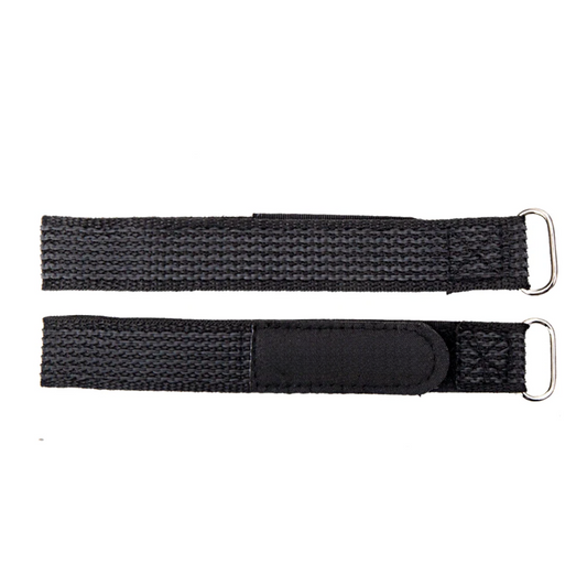 Non-slip woven LiPo battery straps