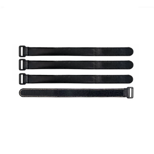 Slip-resistant Battery Straps: 250mm x 20mm, Black, 5pcs