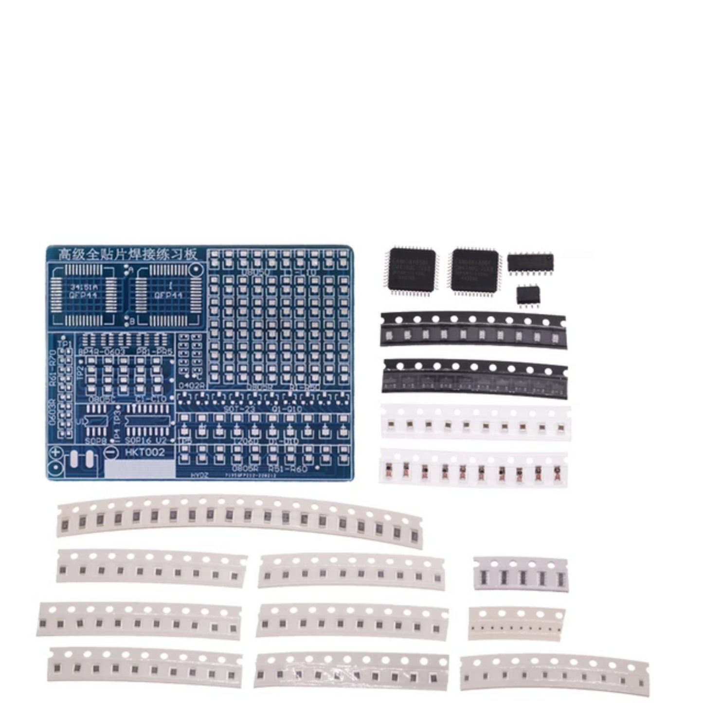 Soldering practice for SMD PCBs with LED electronics